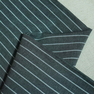 Black Stripes Print Poplin Fabric LSF-27215
