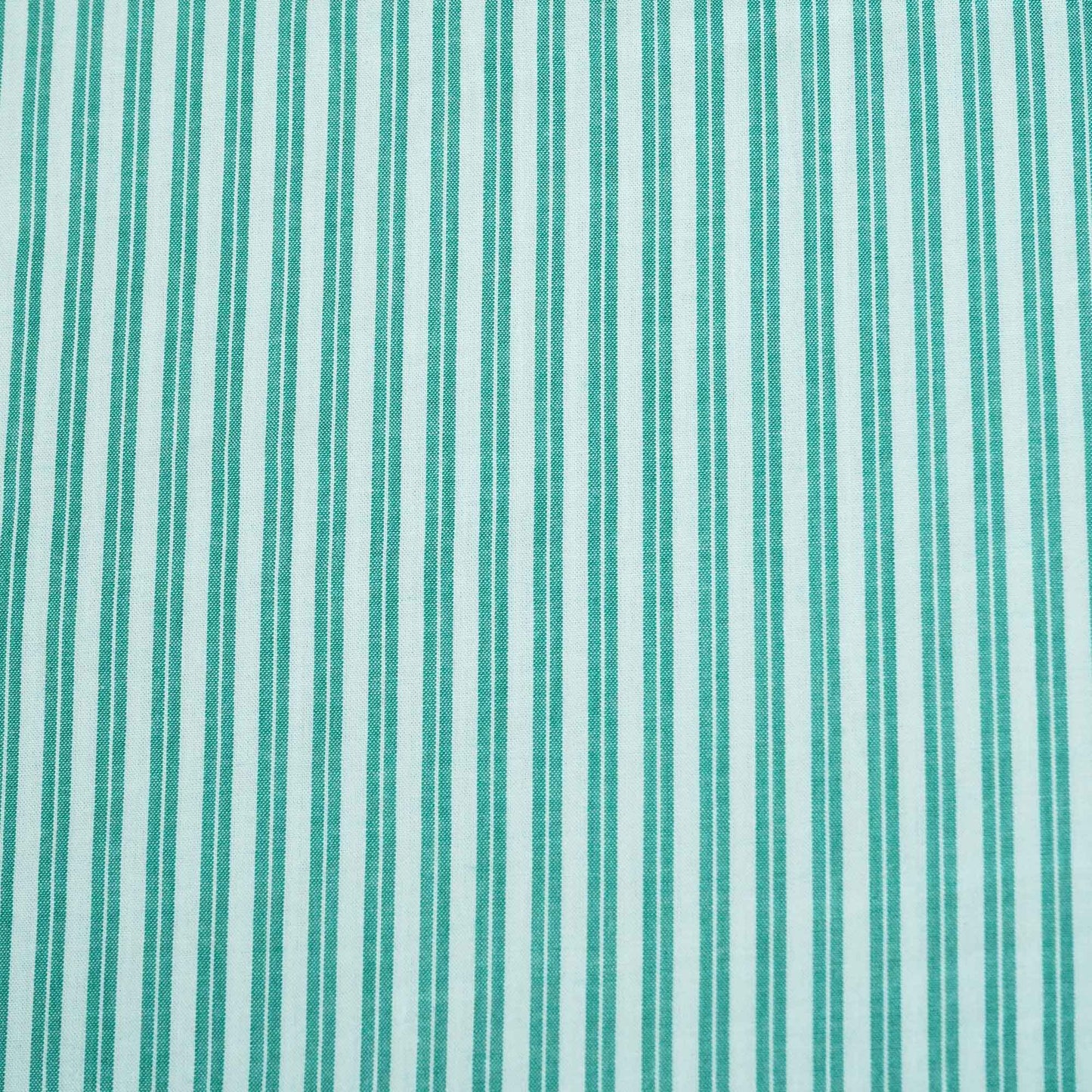 Light Mint Green Stripes Print Poplin Fabric LSF-27225