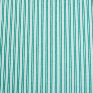 Light Mint Green Stripes Print Poplin Fabric LSF-27225