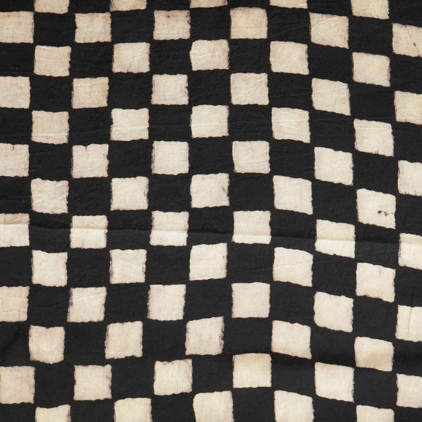 Black & White Checks Modal Silk Fabric ASK-27268