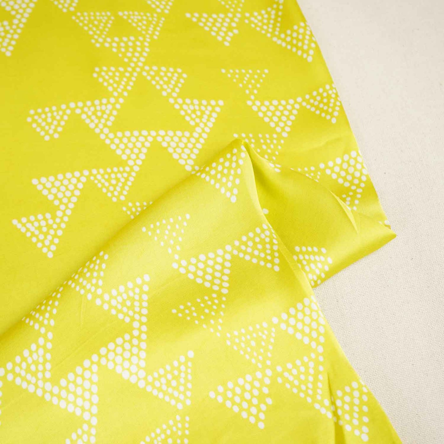 Parrot Green Tropical Print Modal Satin Fabric SF-27579