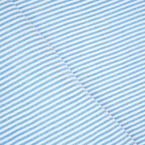 Blue Stripe Seer Sucker Cotton Fabric LSF-27794