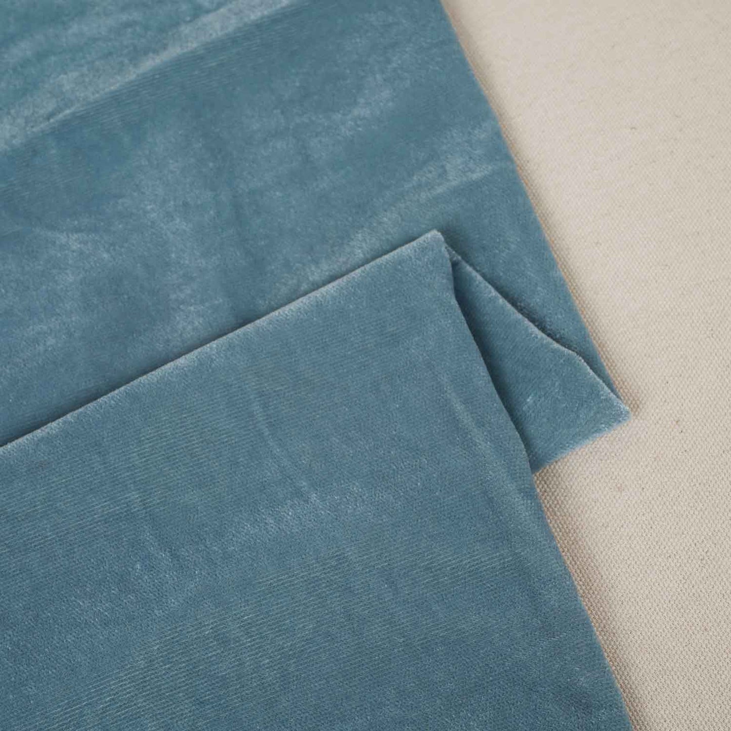 Sea Blue Solid Micro Velvet 9000 MSMR-27855