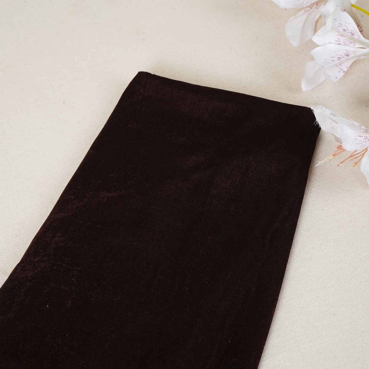 Brown Solid Micro Velvet 9000 MSMR-27865