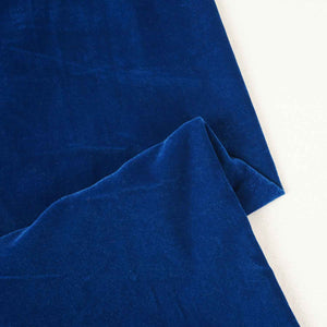 Blue Solid Micro Velvet 9000 MSMR-27866 - TradeUNO