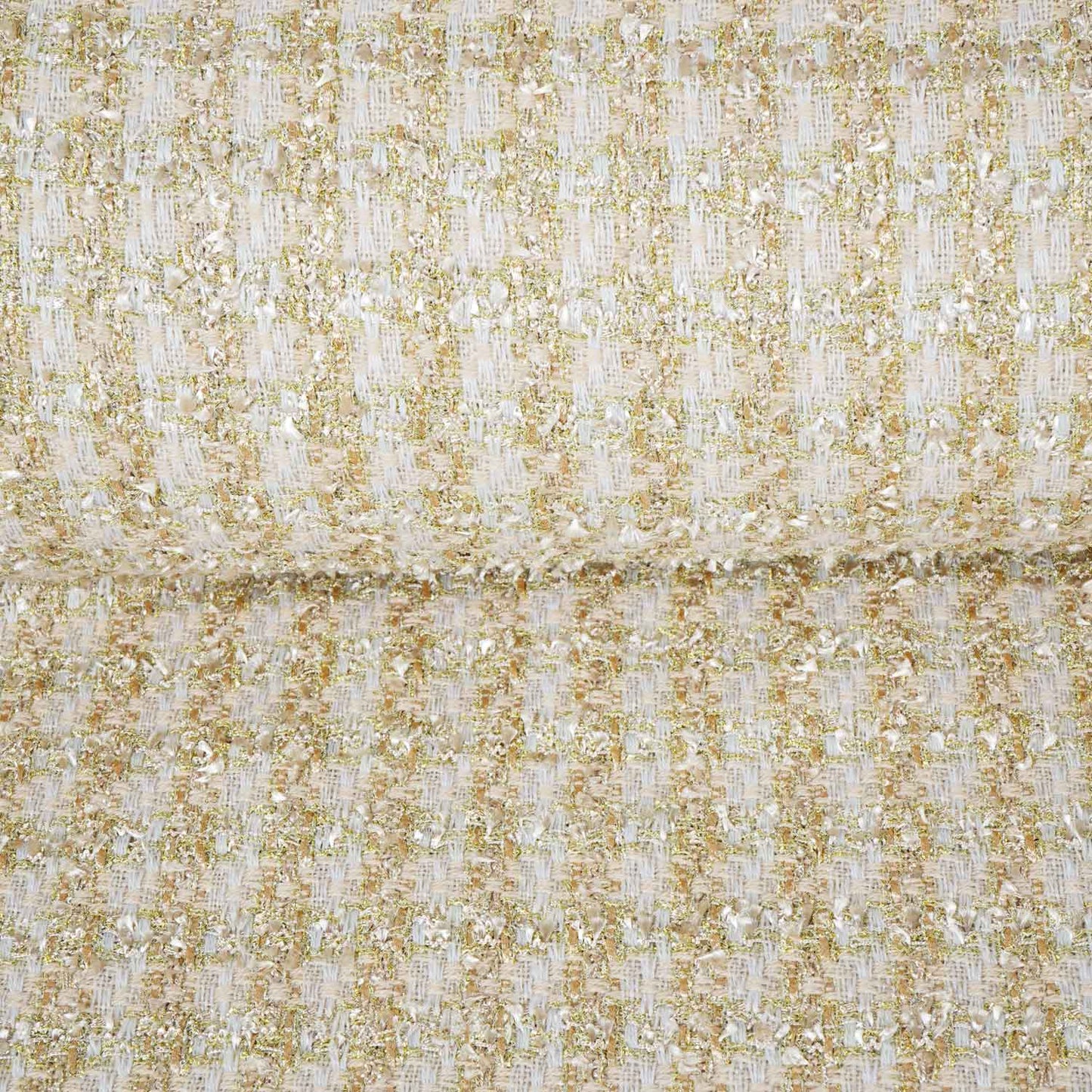 Beige Tweed Fabric AF-27914