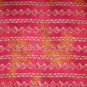 Magenta Pink Strips Print Crepe Fabric GT-29190 - TradeUNO