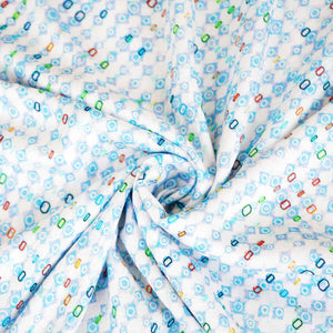 Multicolor Abstract Print Viscose Rayon fabric TU-4425 - TradeUNO