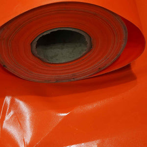 600 GSM Double Side Coated PVC Fabric ORANGE - TradeUNO
