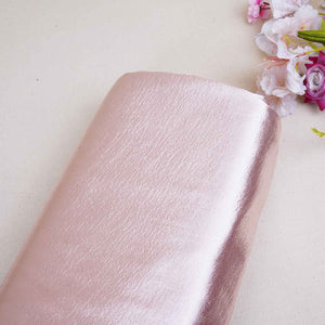 Peach Solid Soft Satin Fabric PDM-28541 - TradeUNO
