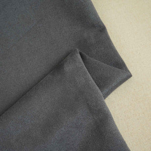 Grey Solid Suede Fabric PDM-28597 - TradeUNO