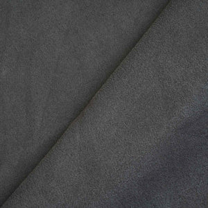 Grey Solid Suede Fabric PDM-28597 - TradeUNO