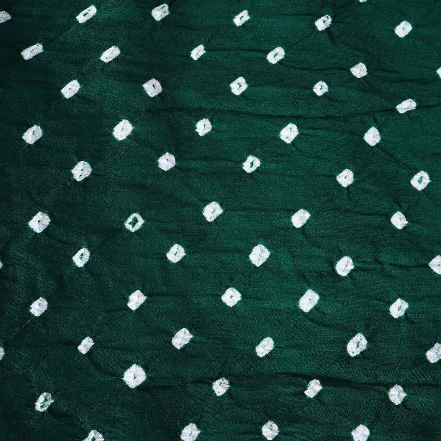 Green Bandhani Print Modal Silk Fabric SC-28612