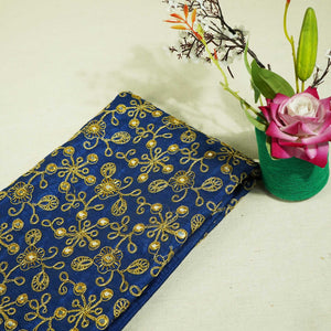 Blue Color Embroidery Sequence Embroidery Sequence TU-6184