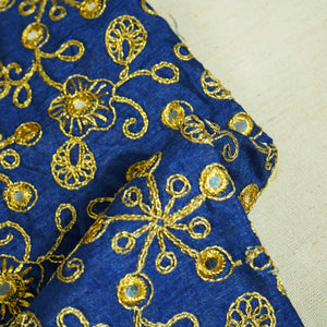 Blue Color Embroidery Sequence Embroidery Sequence TU-6184