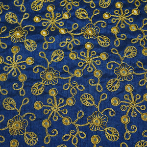 Blue Color Embroidery Sequence Embroidery Sequence TU-6184