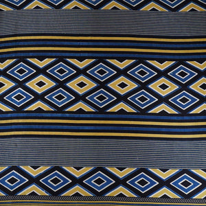 Cream Ajrakh Print Mashru Silk Fabric EEG-28638 - TradeUNO