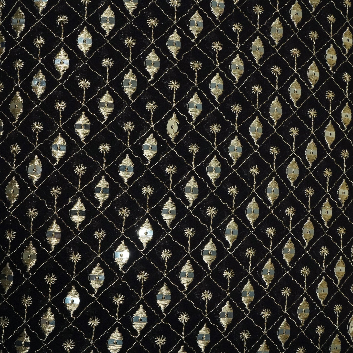 Wine Georgette Fabric TU-6774