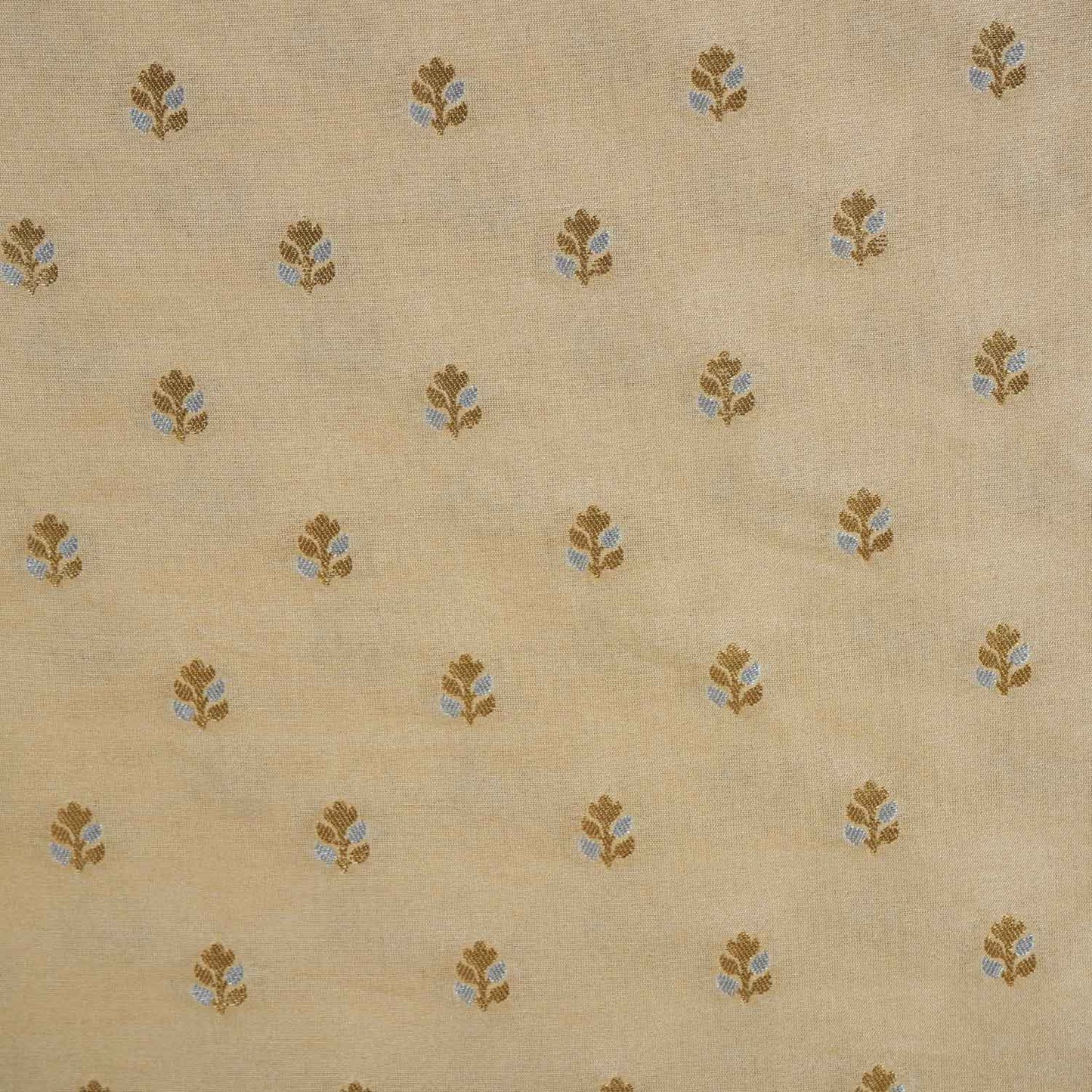 Peach Butti Katan Silk Fabric NH-28872