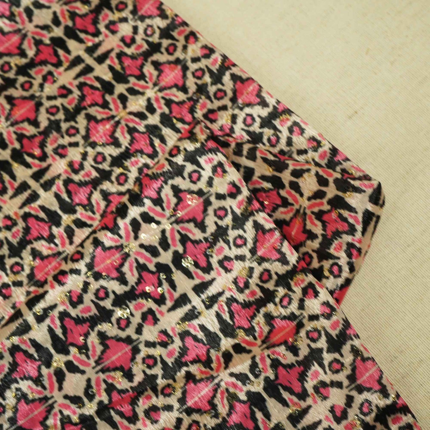 Cream & Multicolor Geometerical Print Chinon KOT-8754