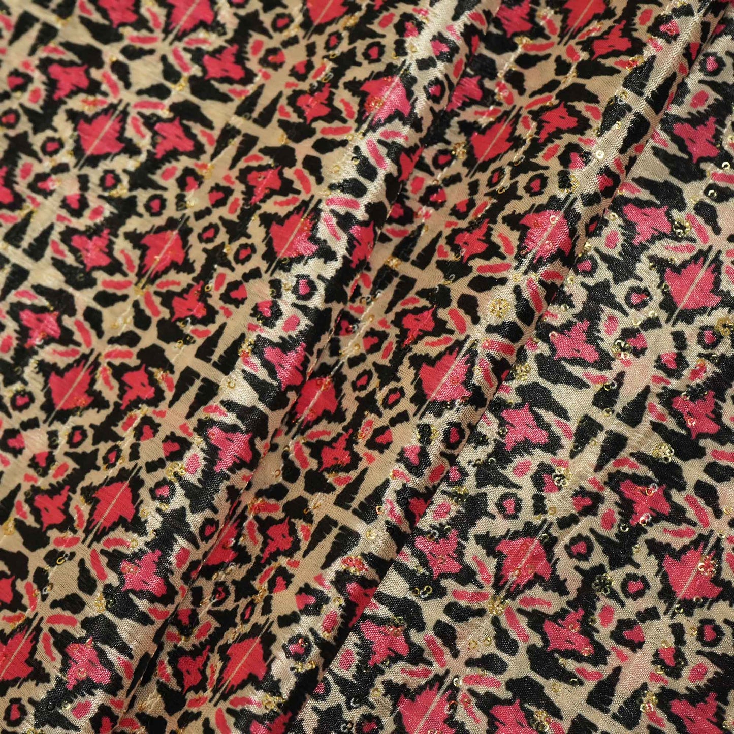 Cream & Multicolor Geometerical Print Chinon KOT-8754