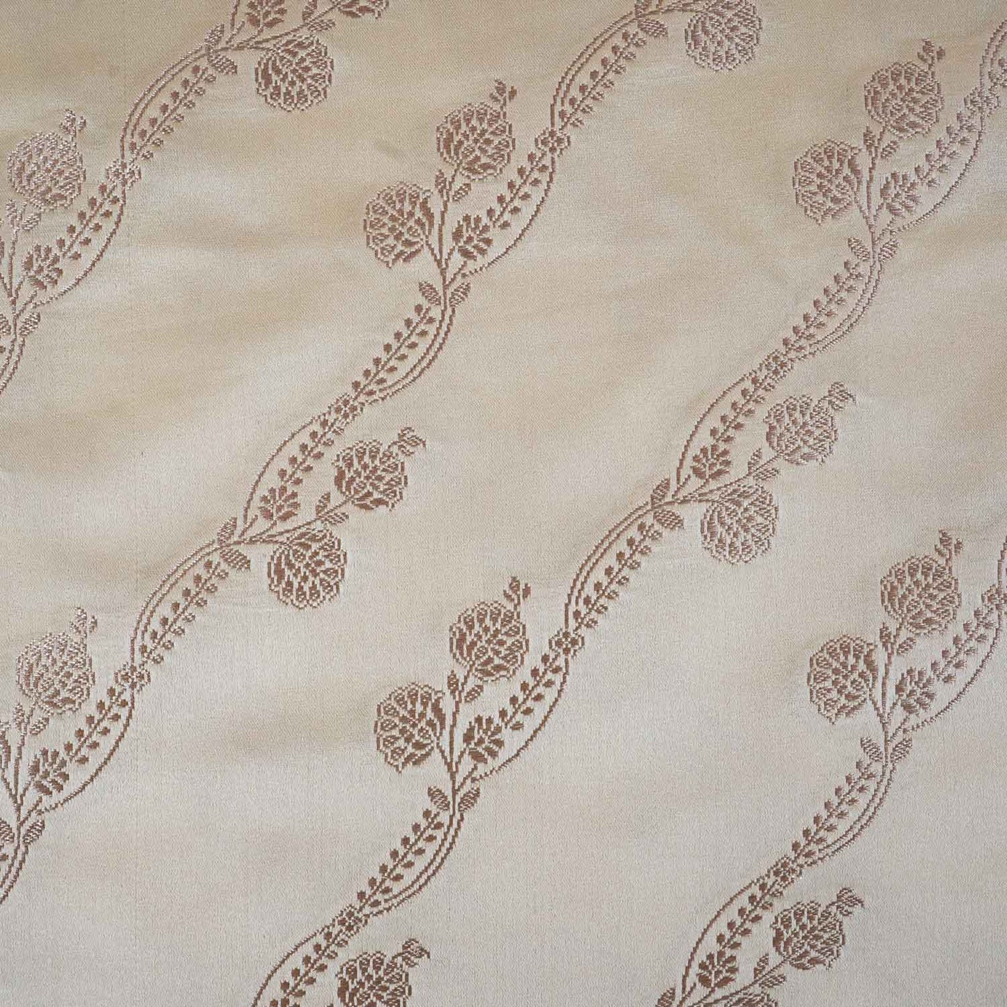 Cream Saffron Floral Fabric NH-28922