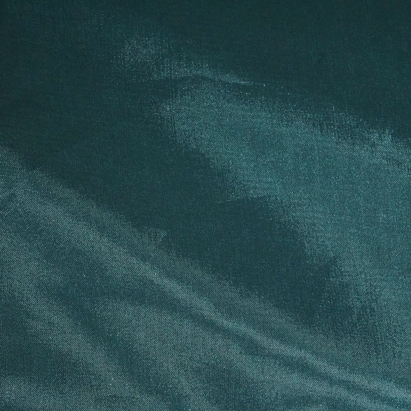 Teal Blue Solid Satin Organza AFC-9438