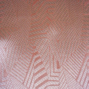 Rust Orange Zari Weave Silk Tissue Fabric CW-28951 - TradeUNO