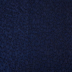 Navy Blue Cutdana Denim Fabric AF-28979 - TradeUNO
