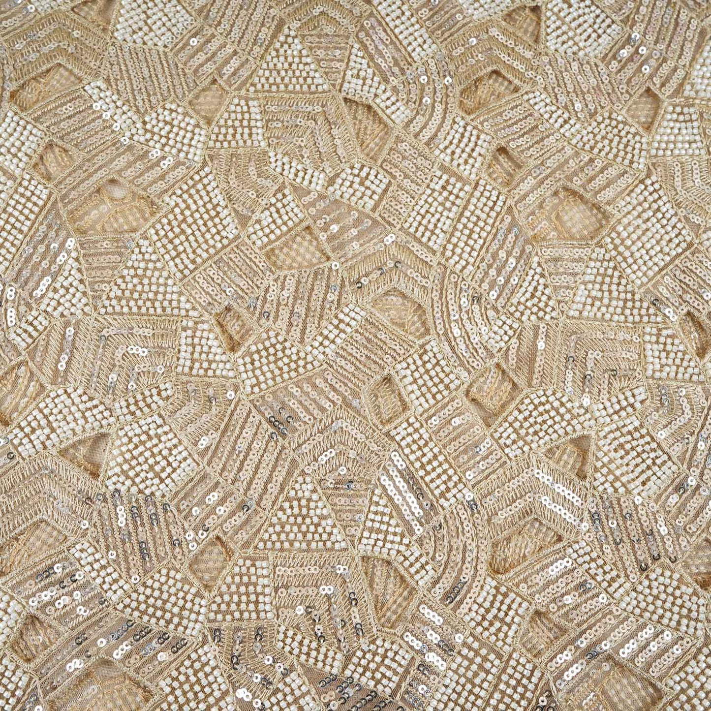 Peach Cutwork Embroidery Net Fabric HCS-28998