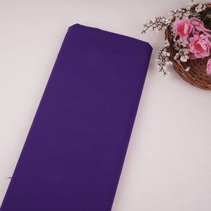 Royal Blue Solid Butter Crepe Fabric STB-03 - TradeUNO