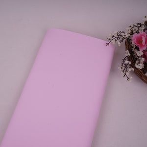 Baby Pink Solid Butter Crepe Fabric STB-12 - TradeUNO