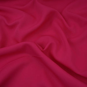 Magenta Pink Solid Butter Crepe Fabric STB-14 - TradeUNO