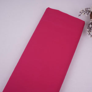 Magenta Pink Solid Butter Crepe Fabric STB-14 - TradeUNO