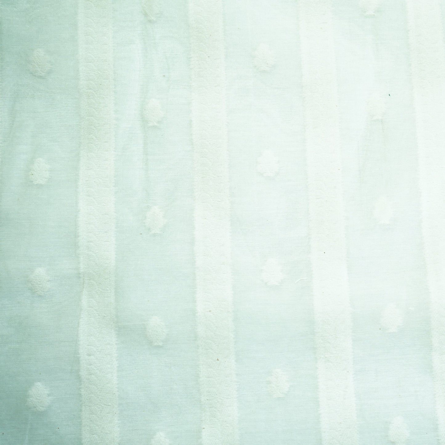 Off White Traditional Handloom Dyeable Cotton Staple Fabric