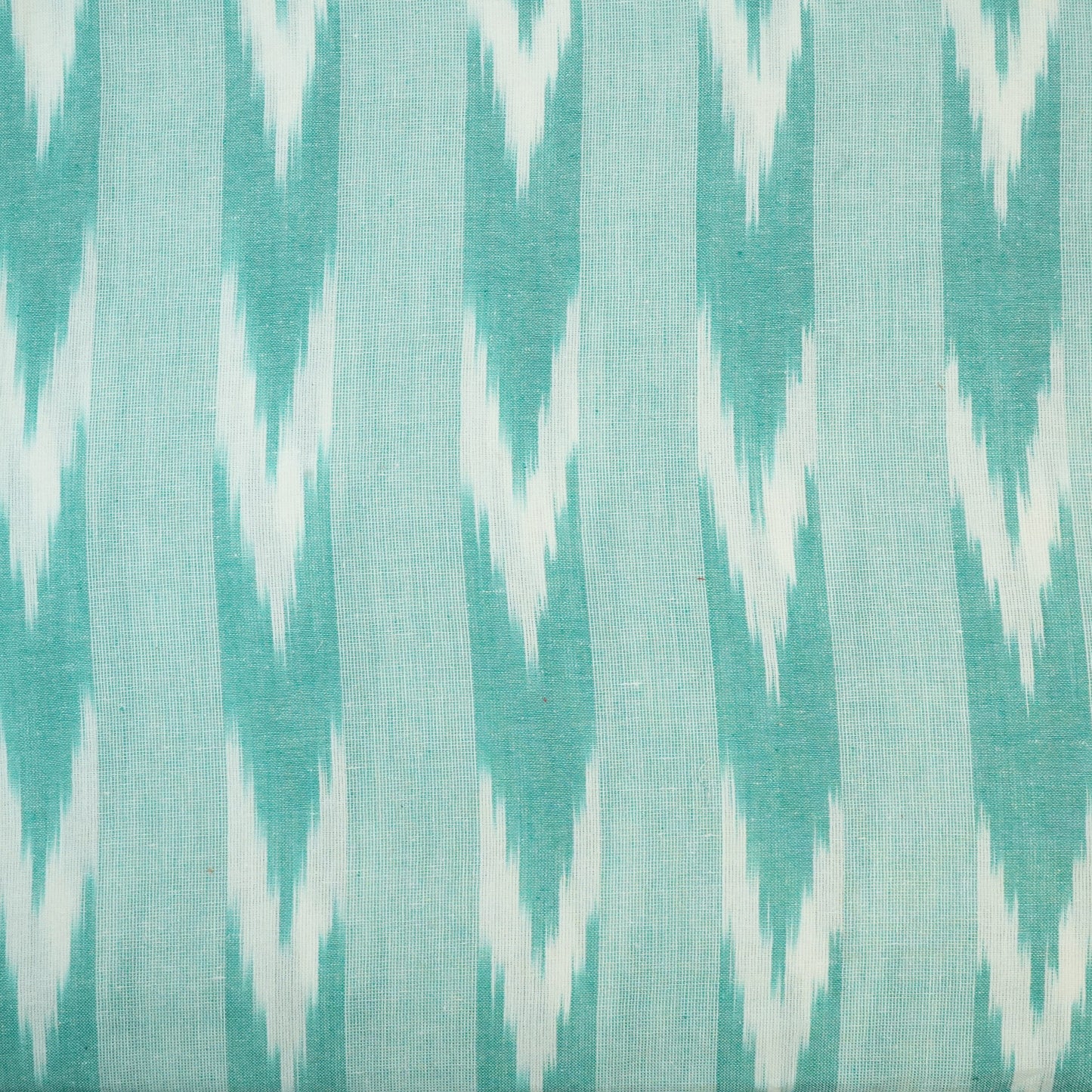 Green Ikkat Cotton Fabric 8569