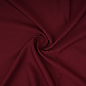 Maroon Solid Banana Crepe Fabric LIB-03 - TradeUNO