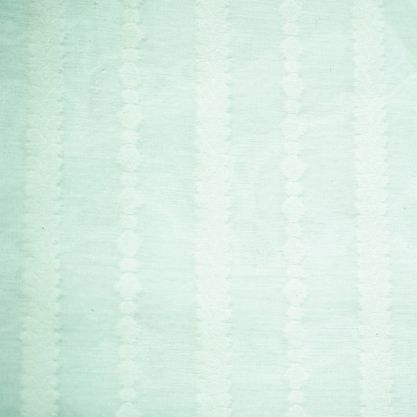 Off White Traditional Stripes Handloom Dyeable Cotton Staple Fabric