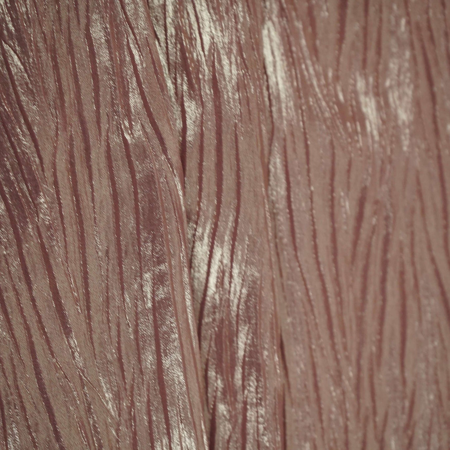 Dusty Pink With Plated Chiffon Foil Fabric LI-32171