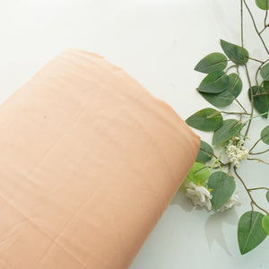 Light Orange Solid Bemberg Silk Fabric 16036
