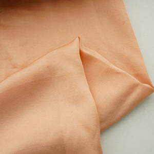 Light Orange Solid Bemberg Silk Fabric 16036