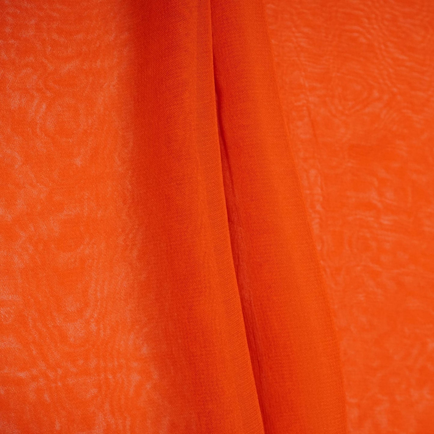 Rust Orange Solid Royal Georgette Fabric MKR-14