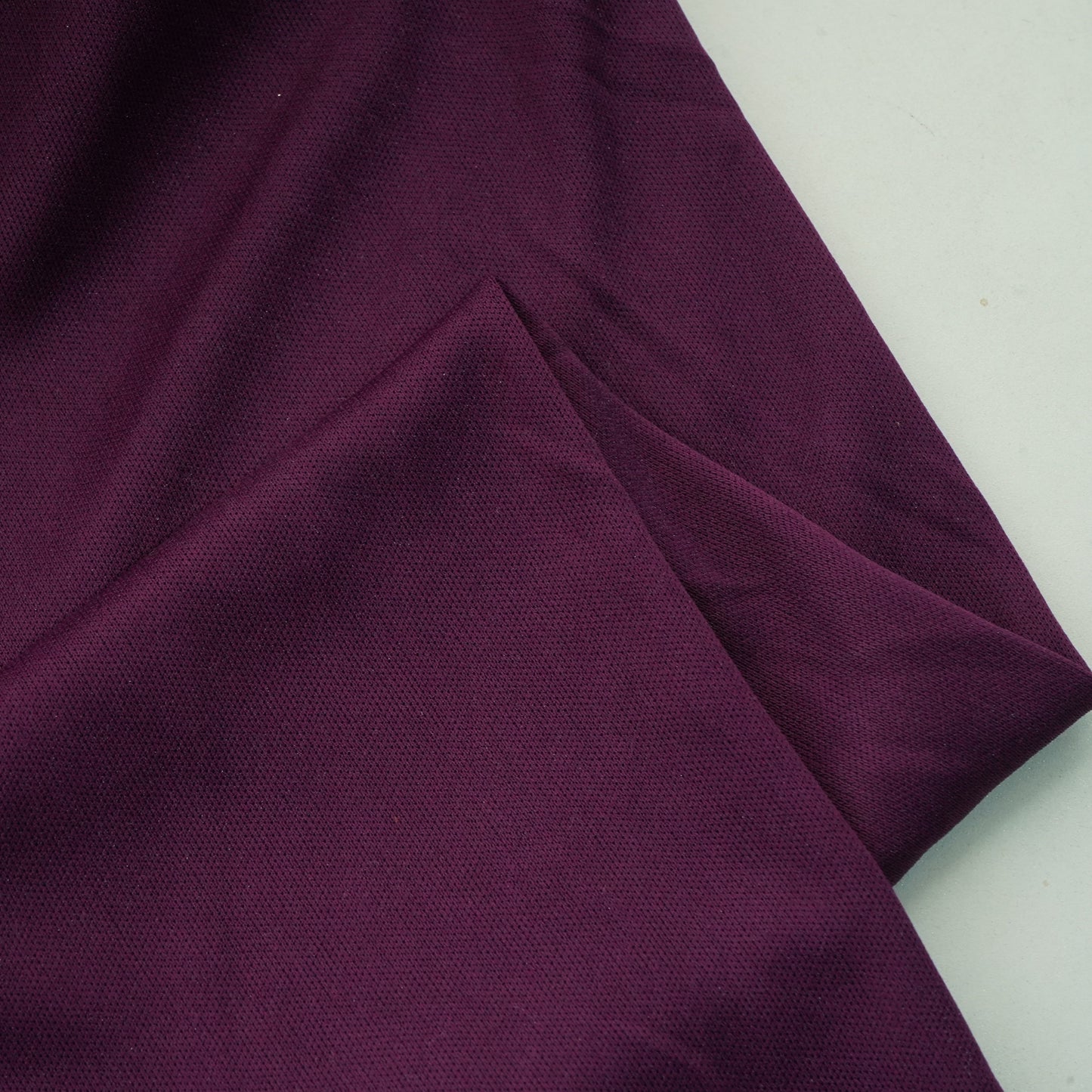 Dark Purple Solid Lycra Dyed Fabric 12985
