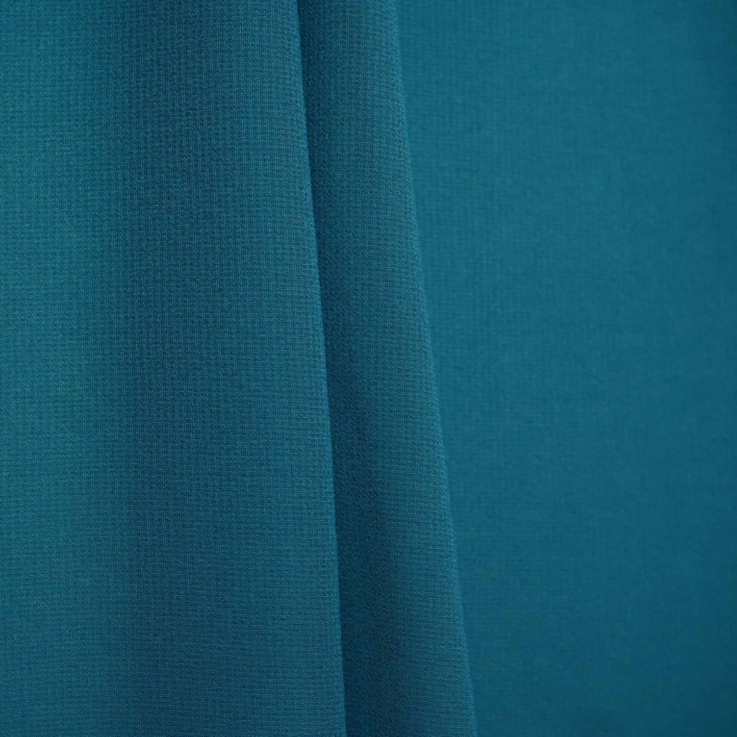 Teal Blue Solid Royal Georgette Fabric MKR-03