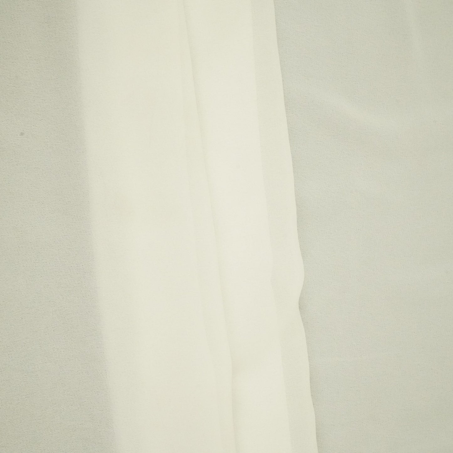 White Solid 60Gm Georgette Fabric SSMG-42