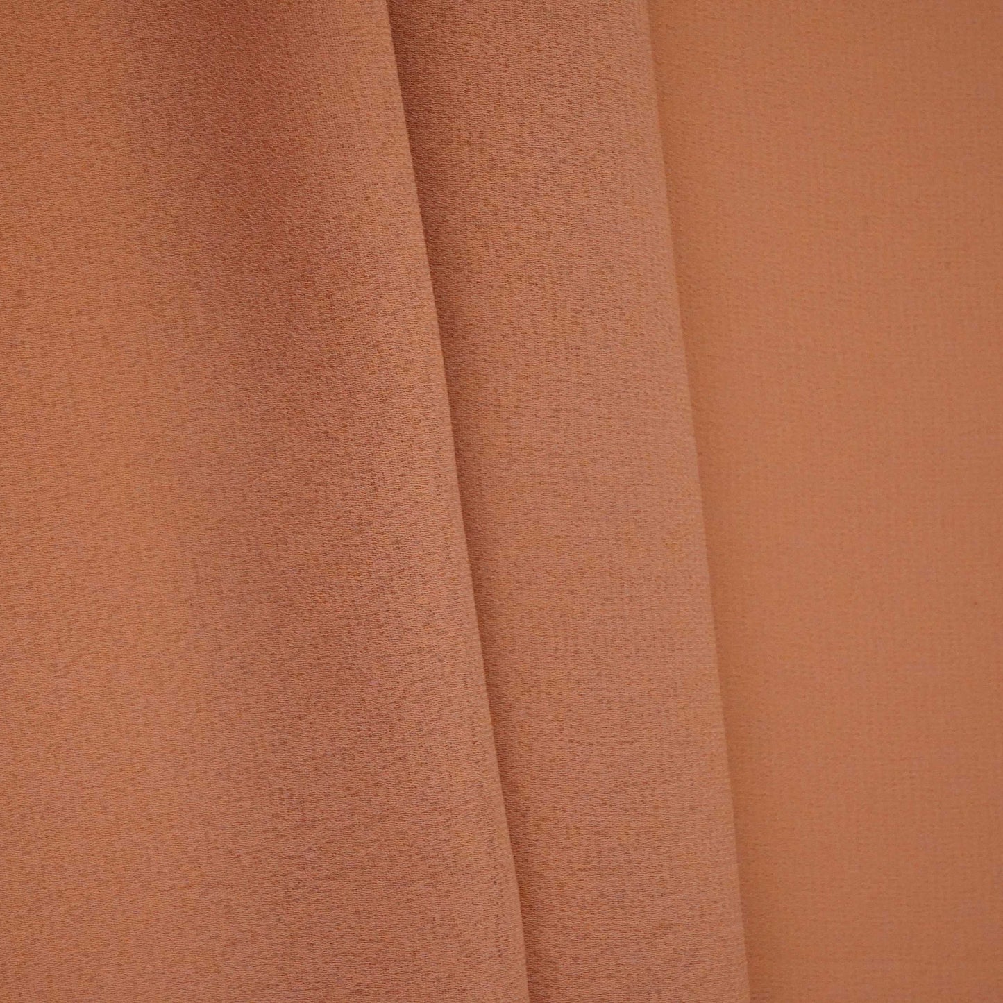 Peach Solid 60Gm Georgette Fabric SSMG-41