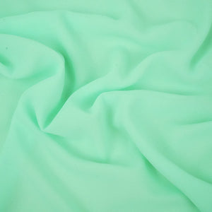 Mint Green Solid 60Gm Georgette Fabric SSMG-34 - TradeUNO