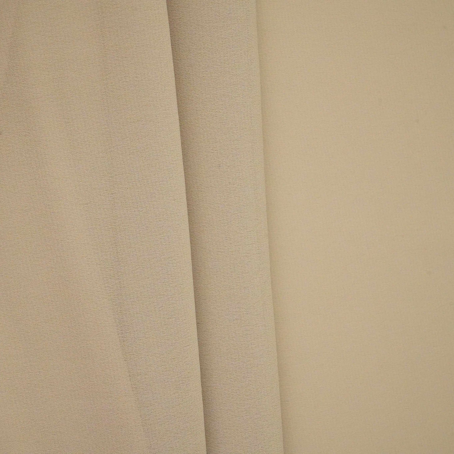 Beige Solid 60Gm Georgette Fabric SSMG-30