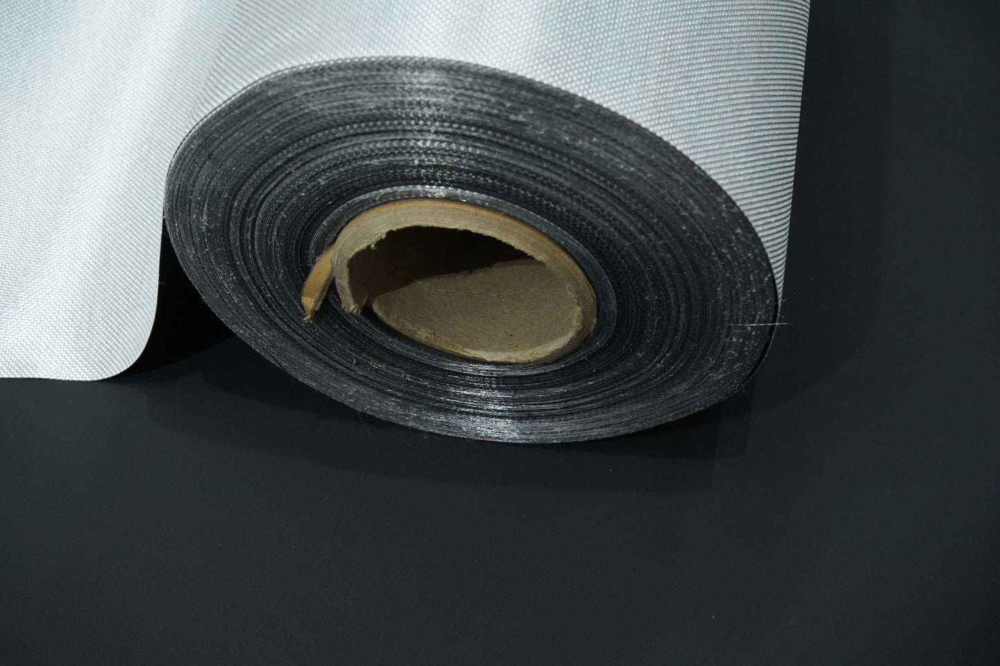 560 GSM Single Side Coated PVC Fabric BLACK 1.37