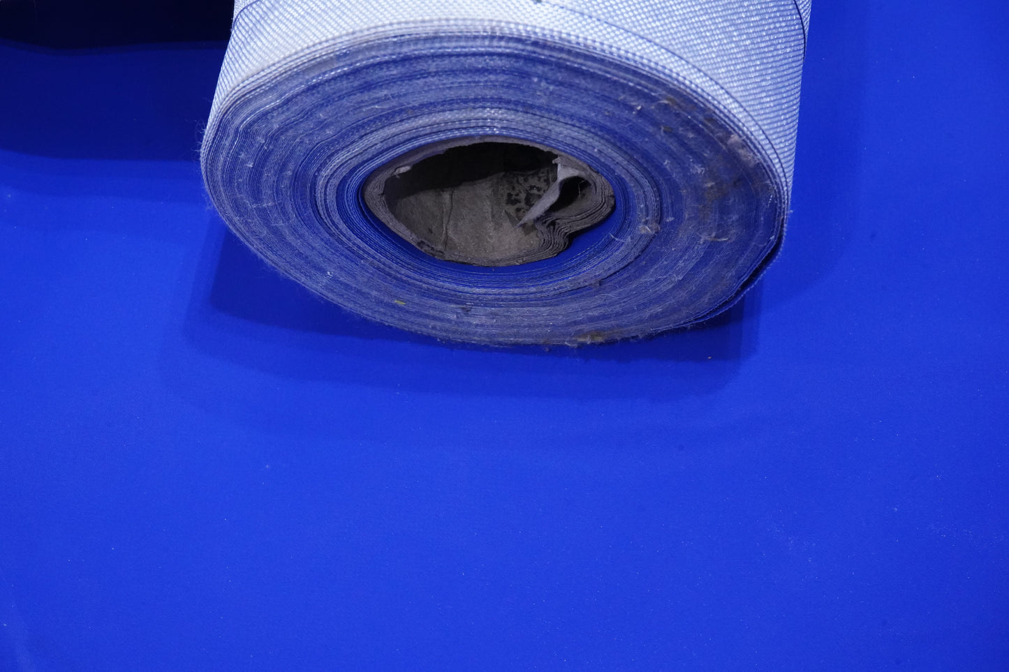 560 GSM Single Side Coated PVC Fabric Royal Blue